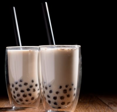 Taiwan milk tea with bubble